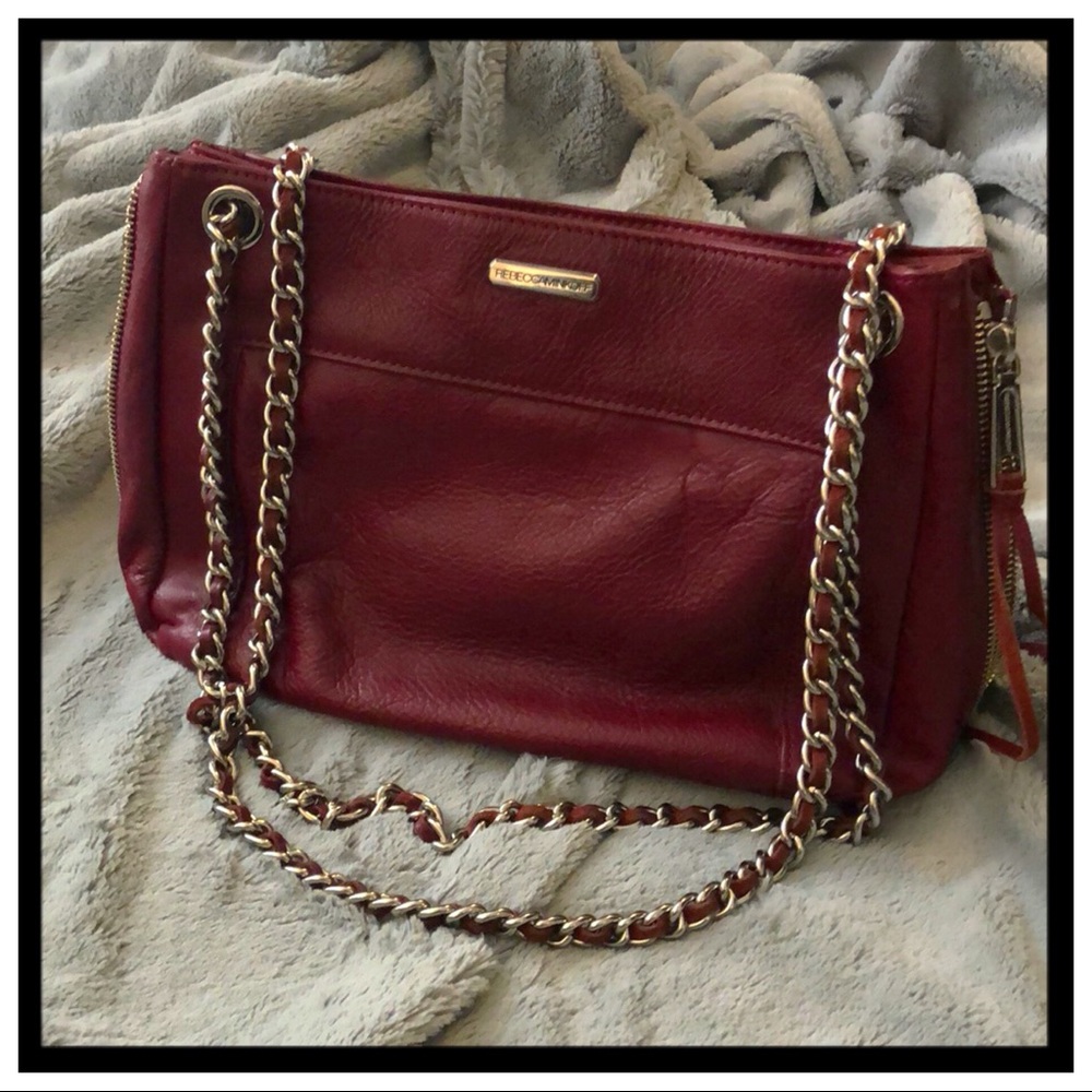 [rebecca minkoff] Swing Shoulder Bag in Burgundy